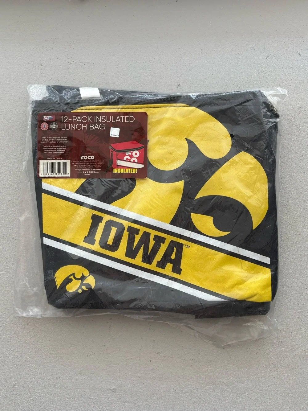 Iowa Hawkeyes 12-Pack Insulated Lunch Bag